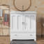 Ensemble de meuble-lavabo 30 po avec tablette intégrée et comptoir réglable-121085782