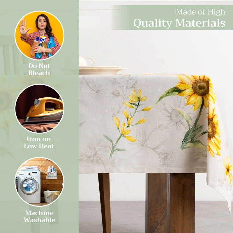 Maison d'Hermine Candice 100% Cotton Tablecloth - 54" x 54"