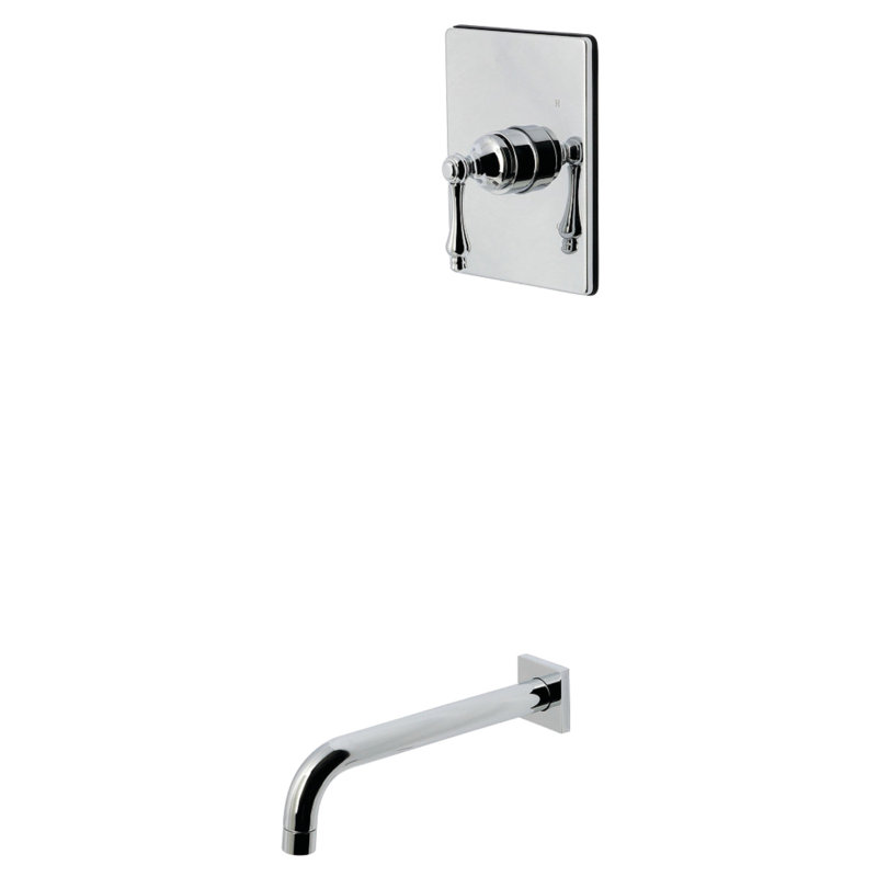 Robinet de baignoire à pression équilibrée Kingston, Chrome poli