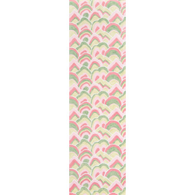 Tapis rose en coton crocheté à la main club de nuages Embrace