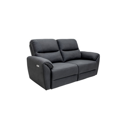 Bettylu FABRIC ELECTRIC SEATER RECLINER - CHARCOAL