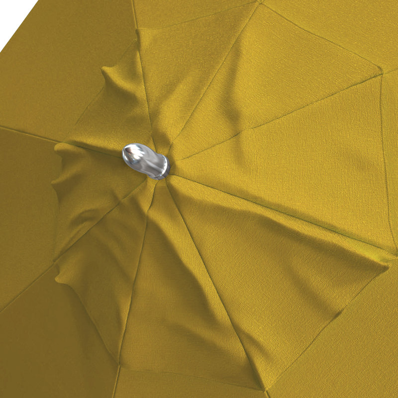 Parasol de marché 7 pi 6 po Dougall, Toile Sunbrella® jaune tournesol