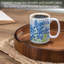 Bluebonnets 15 oz. Tasse décorative en céramique