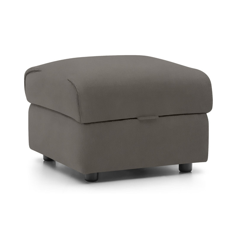 Holland Storage Footstool, Dark Grey