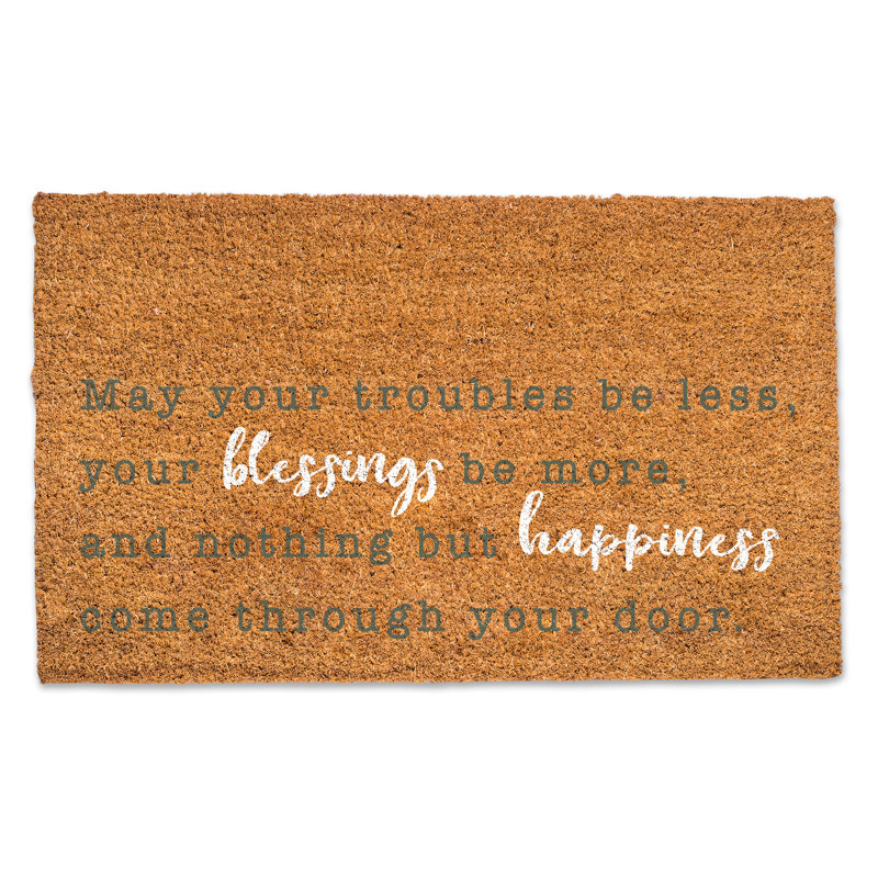 May You Blessings Be More on Sage Door Mat