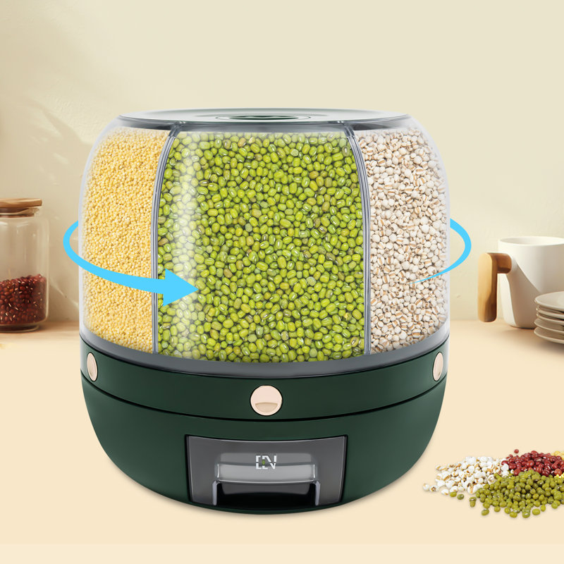 Contenant de riz Darryon 6-Grid 13,2Lbs
