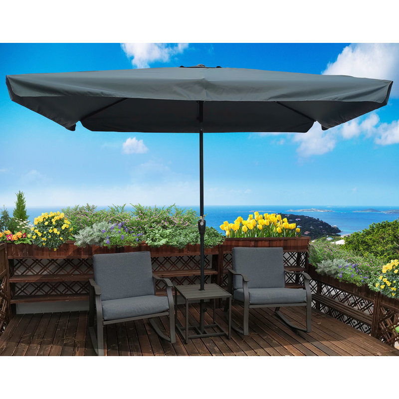 Contrepoids de parasol de balcon 120 po Sibeal inclus, Gris