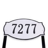 Cambridge 1-Line Lawn Address Sign