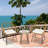 Brookley 2 - Person Patio Dining Set Round Table with Cushions Included-1013349621-1013349620