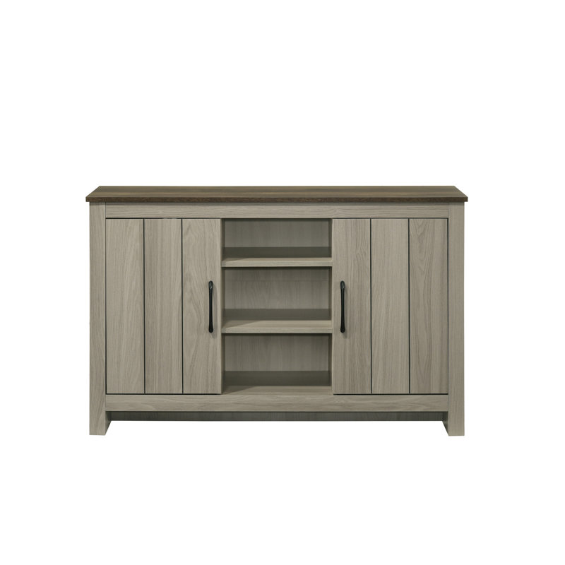 Nyla 47"W Gray Oak Console Table