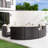 Arrika 10-Person Wicker Round Sectional Seating Group With Cushions-1693584864
