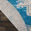 Burnie Oriental Blue/Ivory Area Rug-464625465