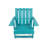 Amalfi Folding HDPE Outdoor Adirondack Chair-1790042054