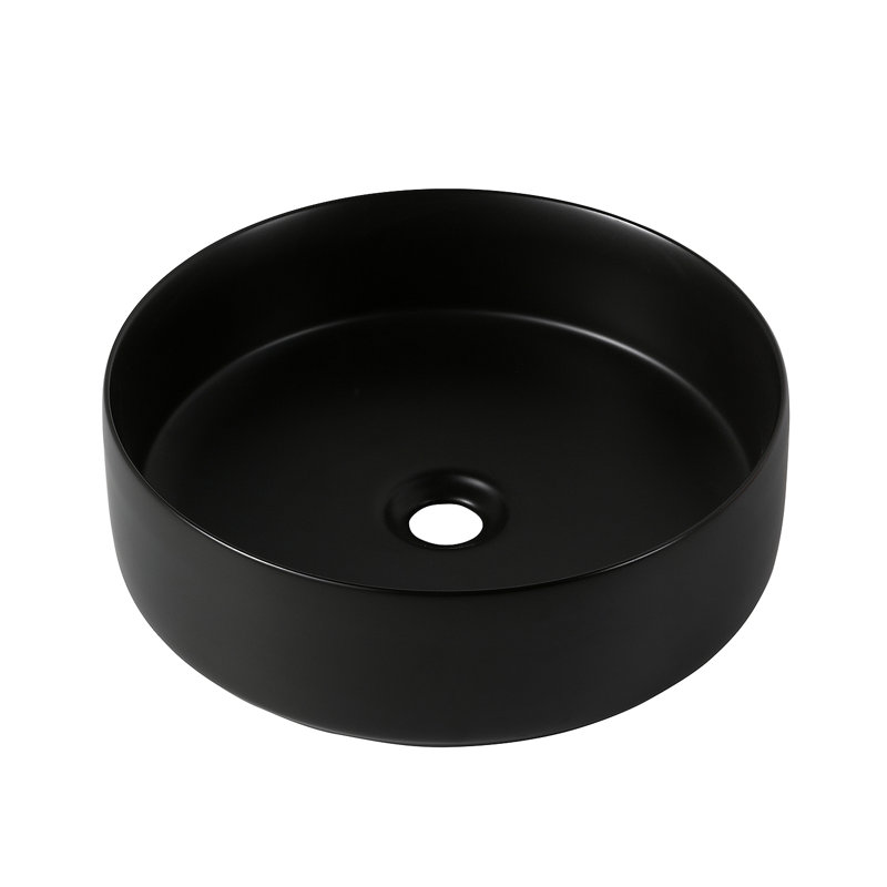 Ceramic Circular Vessel Bathroom Sink Art Sink