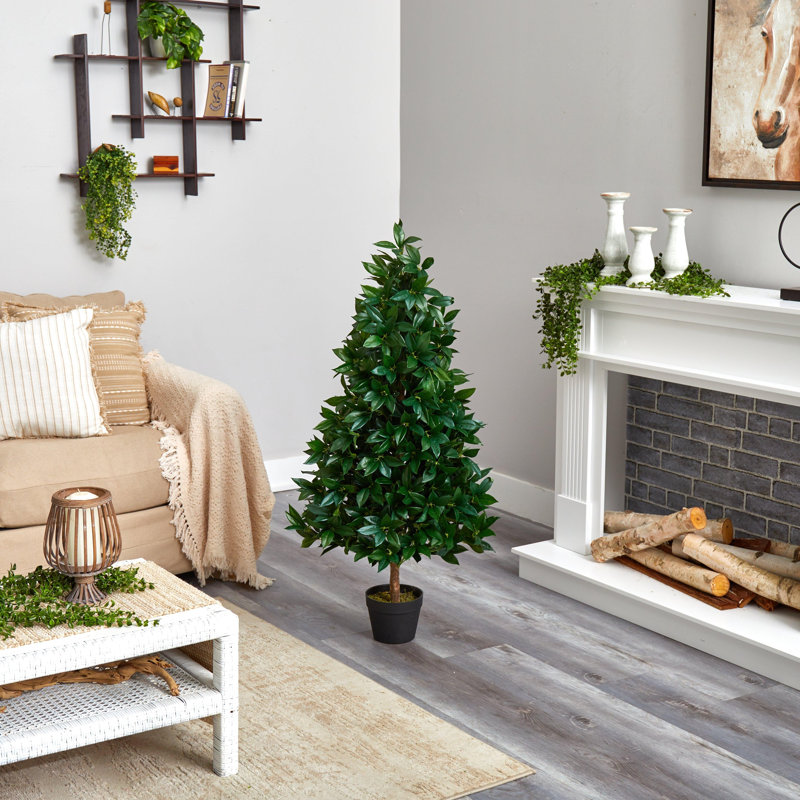 Bay Leaf Artificial Topiary Tree UV