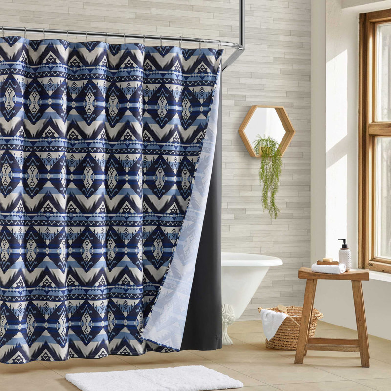 Ensemble de rideau de douche et crochets Wrangler Jesse