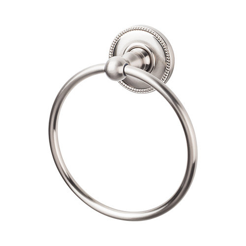 Edwardian Bath  Towel Ring, Brushed Satin Nickel