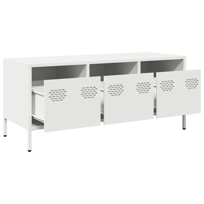 Ayele TV Stand, White, 101.5cm