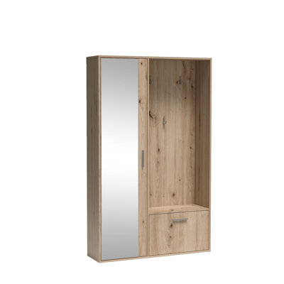 Entrance wardrobe BIS 120 cm W Hall Tree with Shoe Storage