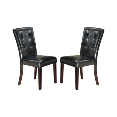 Ensemble de chaises de salle à manger en similicuir