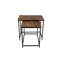 IVY Wooden Top Nest Of 2 Frame Coffe Tables Set