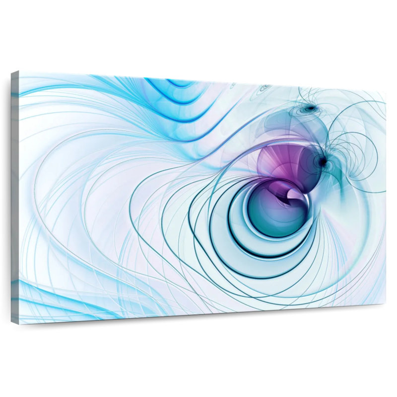Avery Futuristic Ripples Abstract, 16" H x 24" W