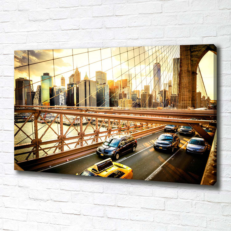 Brooklyn Bridge - Wrapped Canvas Print