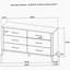 Commode 6 tiroirs Natural Pine