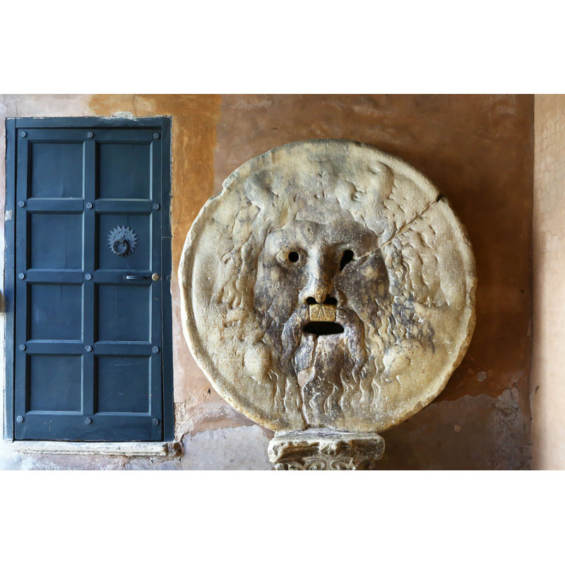 Blakemore Mouth Of Truth In Rome par - Photographie de toile tendue, H 8 po x l 12 po