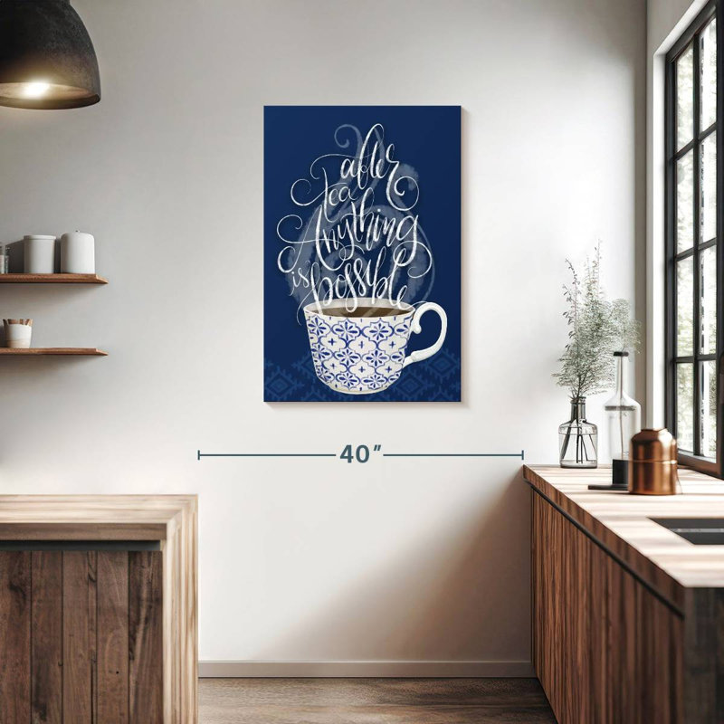 Tergel Tea Time II, 36" H x 24" W