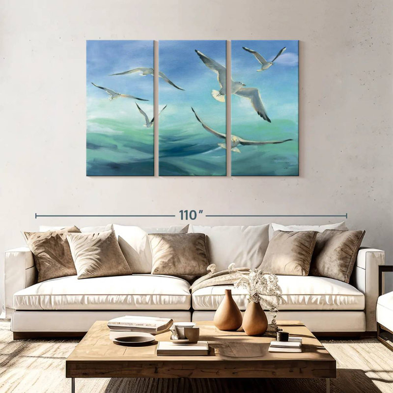 Brampt Mesmerizing Sea Flight, 48" H x 74" W