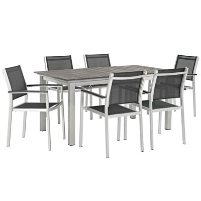 Ensemble repas d'extérieur 7 pièces Shore