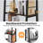 Industrial Ladder Shelf, Rustic 5 Tier Leaning Bookshelf, Wood Metal Ladder Bookcase, Plant Flower Stand Rack Book Storage Shelves For Living Room, Bedroom, Home Office-1899989855-1899989824