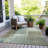 Machine Washable Indoor/Outdoor Xhevrie Seafoam Rug-1212189893