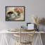 Tea and Roses Framed Wall Art Prints - Teacup with pink flowers for dining room-125211732-125211737