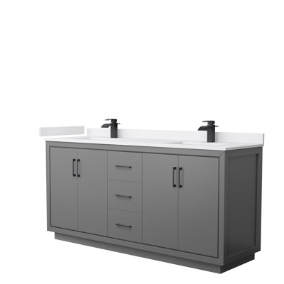 Ensemble de meuble-lavabo double 72 po Icon