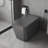 12" Rough-In Gray Fully Automatic Siphonic Smart Toilet featuring sensor auto lid opening, night light, adjustable temperature and aroma diffuser function