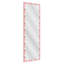 Miroir de vestibule pleine grandeur de style avec lumières: 3 niveaux de luminosité, 62,6 po x 23,3 po, rose pour vestiaire, chambre à coucher, lumières d'hôtel, 62,6 po x 23,3 po, couleurs, cadre en aluminium, entrée-2040713470