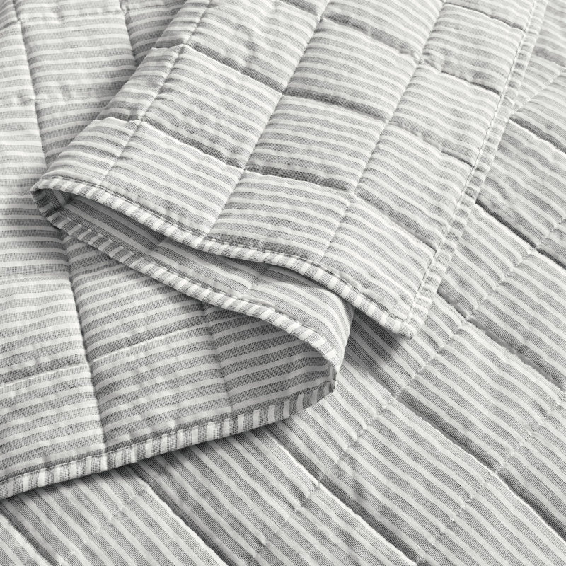 Canfield Quilt Set, Queen Quilt + 2 Queen Shams, Navy