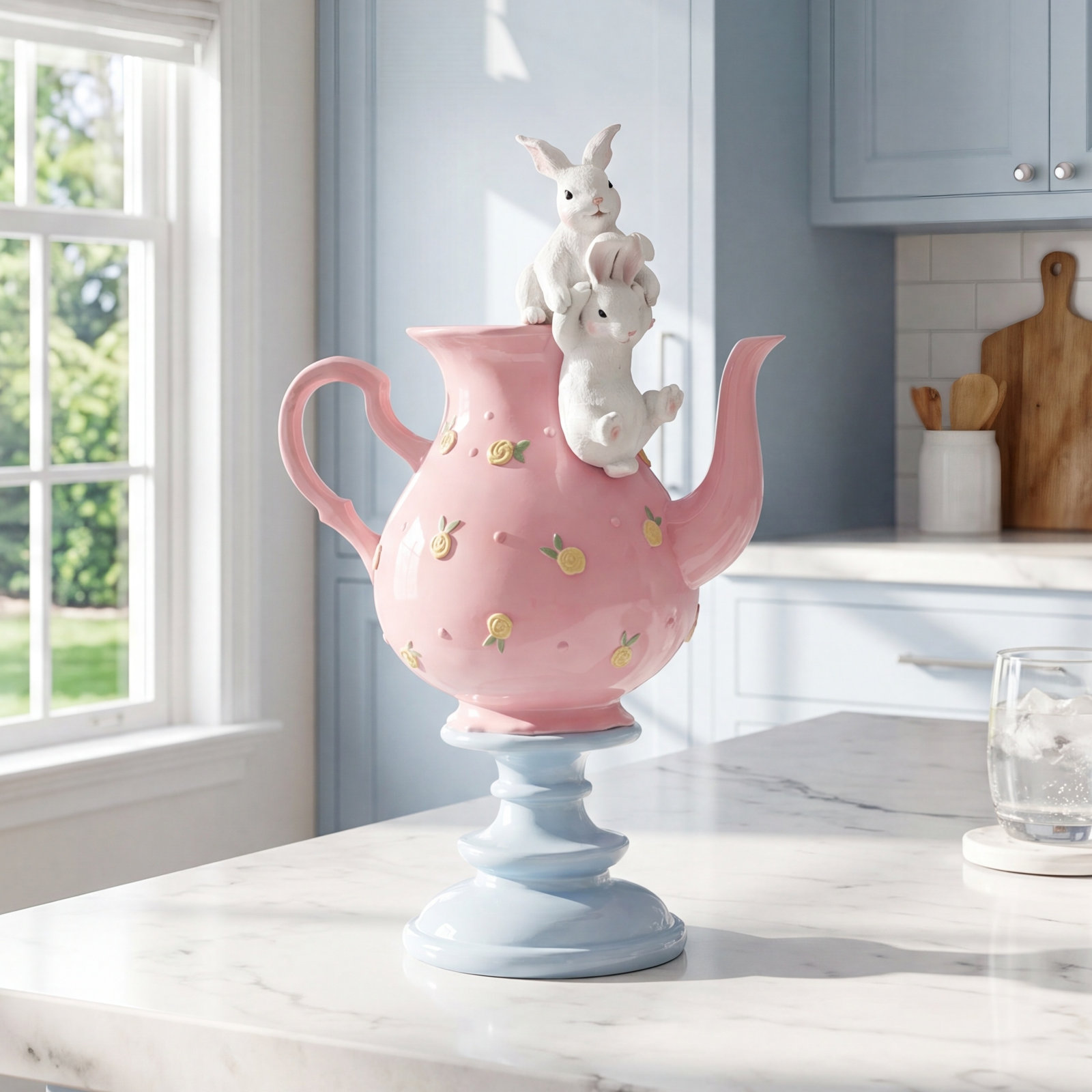 Hawkins Bunny Teapot Figurine