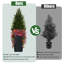 Artificial Cedar Tree with Flowers, Tall Faux Plant in Pot for Home, Garden or Commercial Decor-90775042