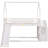 House Bunk Bed With Convertible Slide-879703601