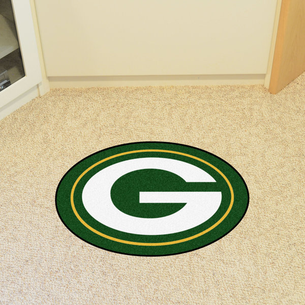 Officially Licensed NFL Green Bay Packers 27 Round Rug w/Vintage Logo