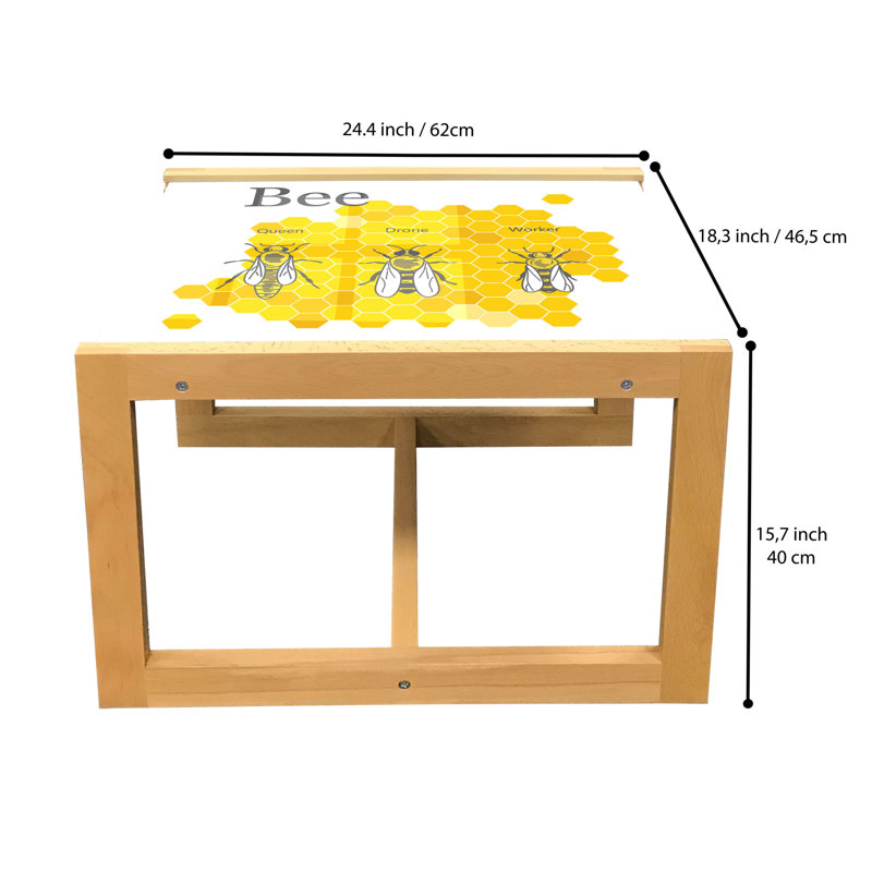 Jaimin Sled Coffee Table, 40cm H x 46.5cm W x 62cm D
