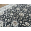 Tapis oriental gris anthracite noué à la main 9 po x 11 pi 5 po Oushak Ushak A6EA305AC64340468CD9E6B5B57851C1