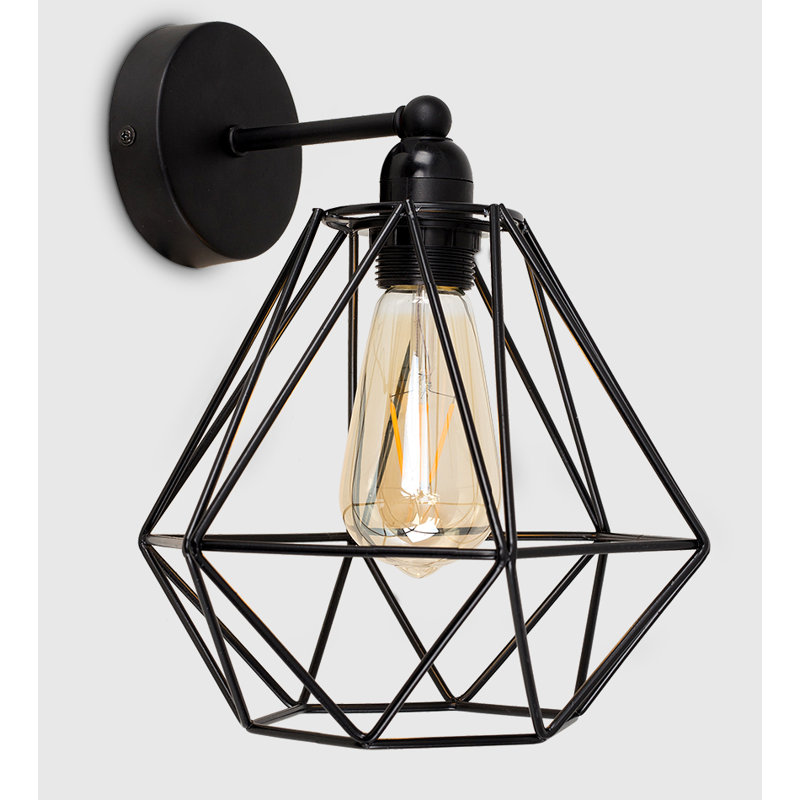 Hargrove Armed Sconce, Black, Yes
