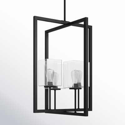 Aya 4 Light Glass Dimmable Pendant