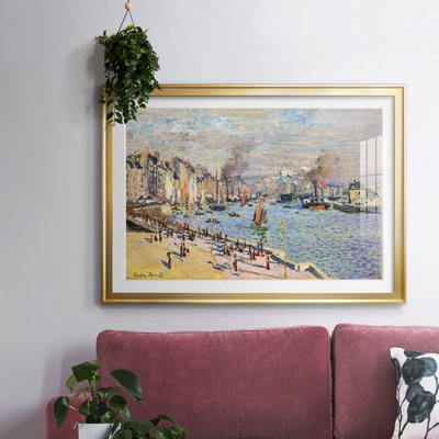 Monet, impression encadrée sur papier par Claude Monet