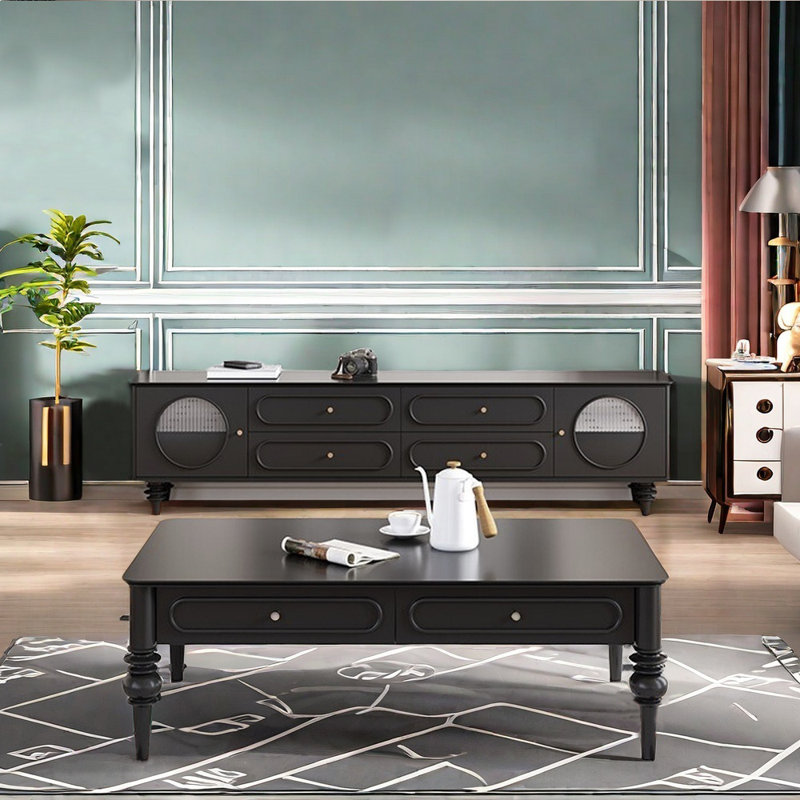 Table basse et meuble télé de style français