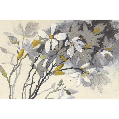 Magnolias jaune-gris